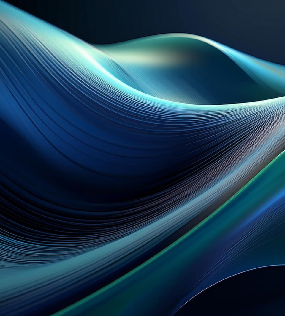 Firefly soft wave 3d render soft wave light blue digital abstract 49184 2