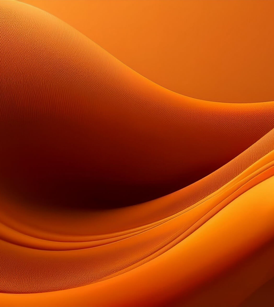 Firefly orange colours soft wave 3d render soft wave digital abst (3)
