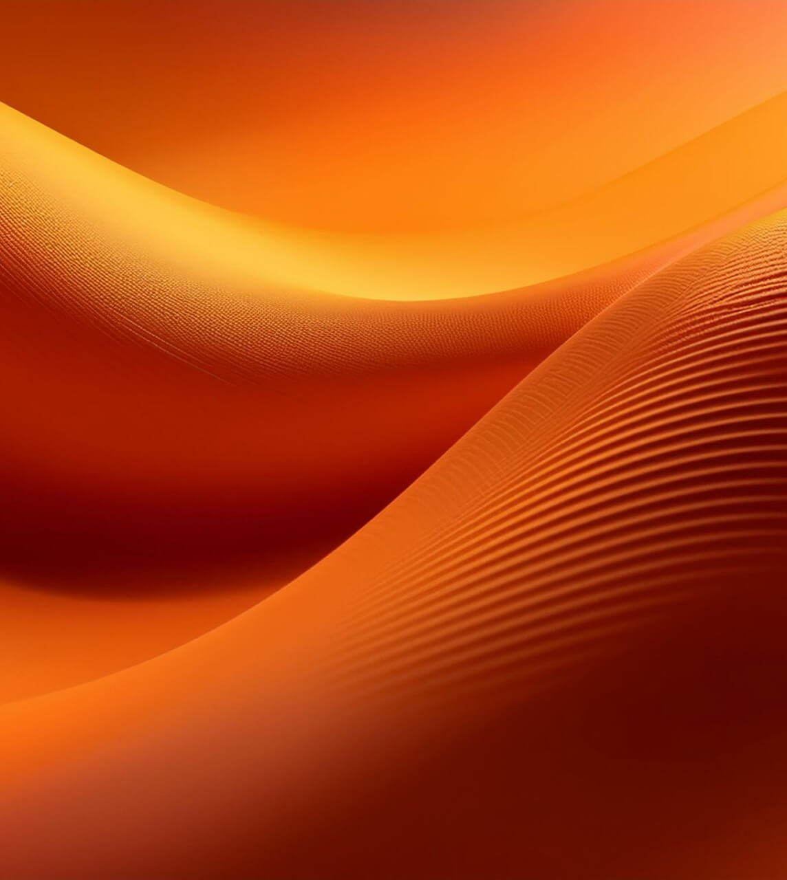 Firefly orange colours soft wave 3d render soft wave digital abs (19)